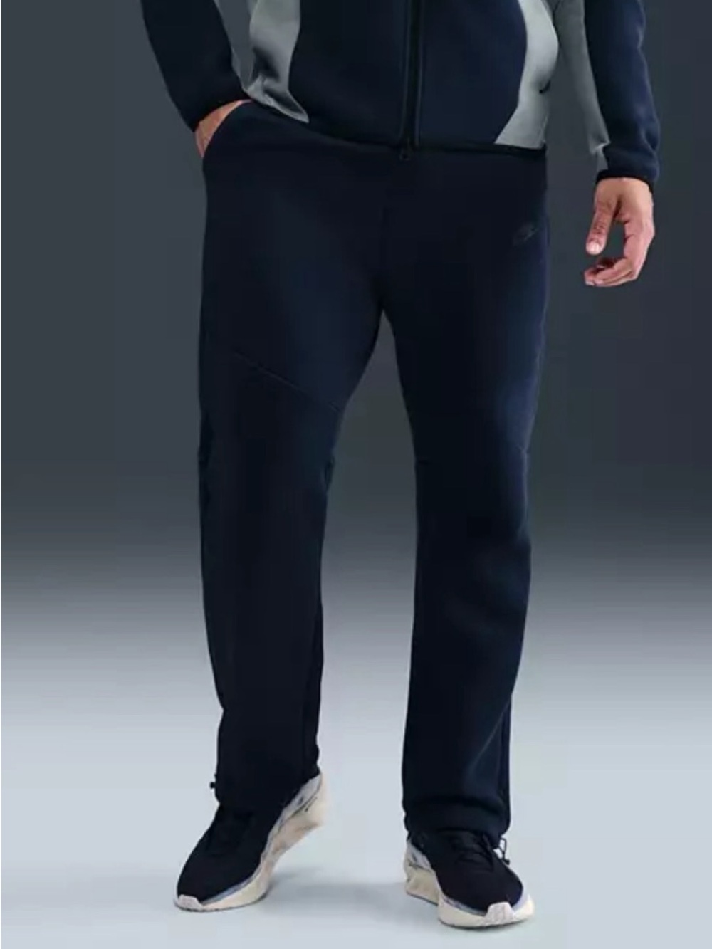 Nike Black Men's Straight-Leg Pants with Retail Tags